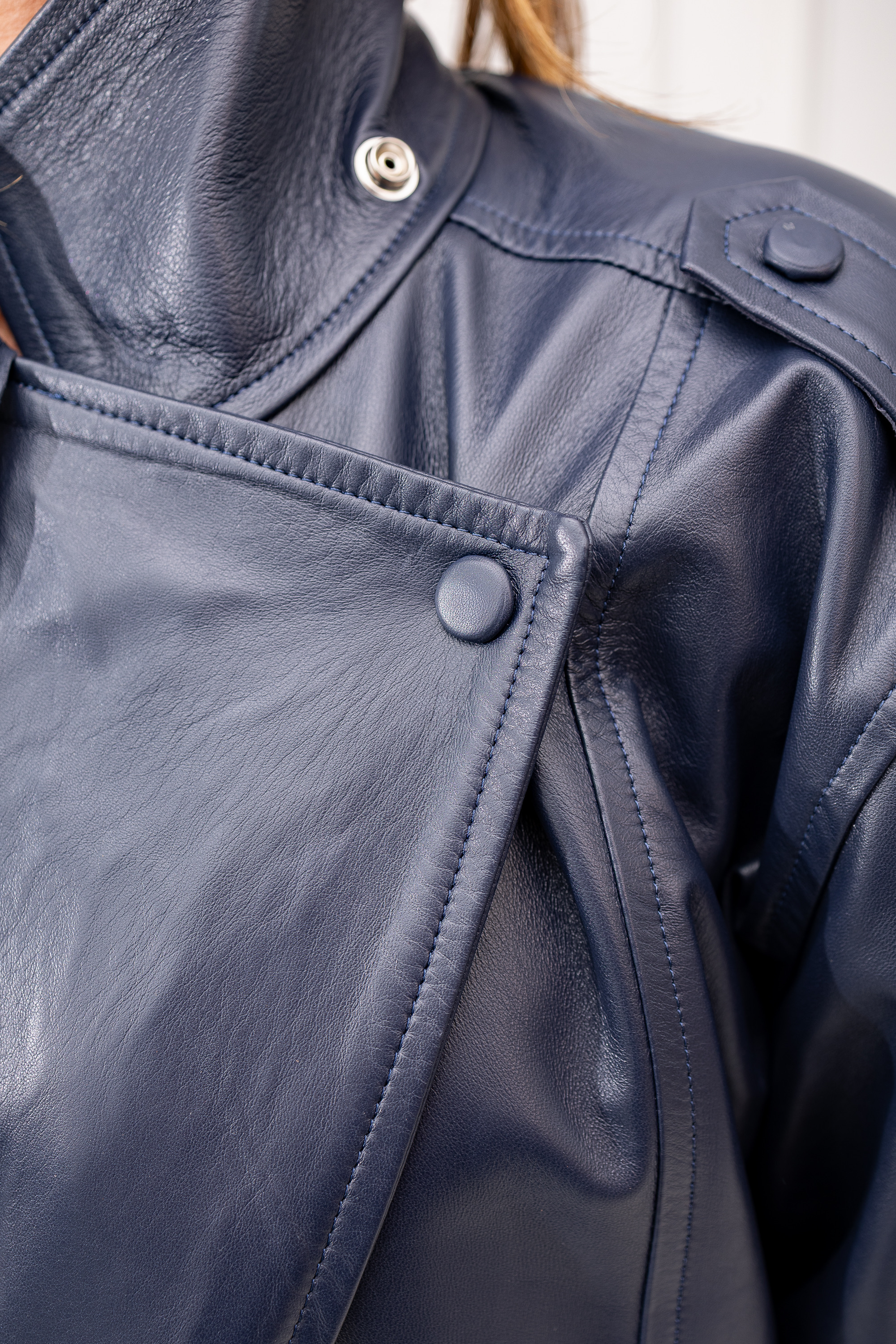 Detalhe do couro
